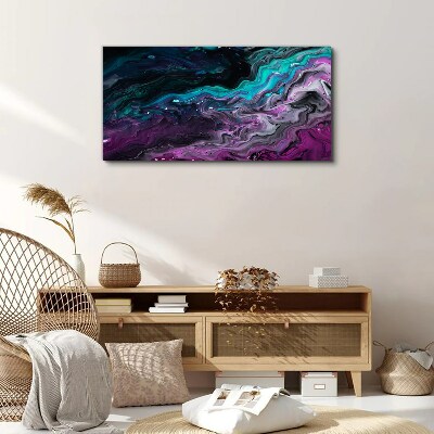 Waves of Color in Motion Canvas wall art