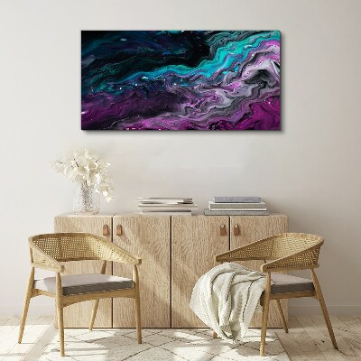 Waves of Color in Motion Canvas wall art