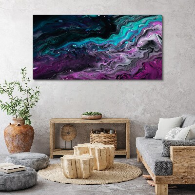Waves of Color in Motion Canvas wall art