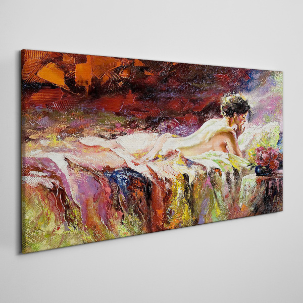 Intimacy in color Print on canvas