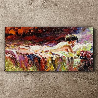 Intimacy in color Print on canvas
