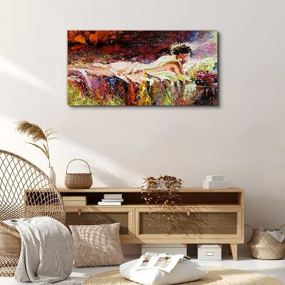 Intimacy in color Print on canvas