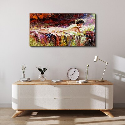 Intimacy in color Print on canvas