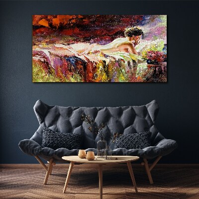 Intimacy in color Print on canvas