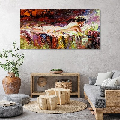 Intimacy in color Print on canvas