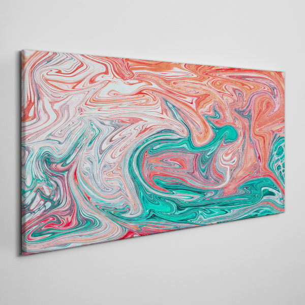 Colorful swirls of abstraction Canvas wall art