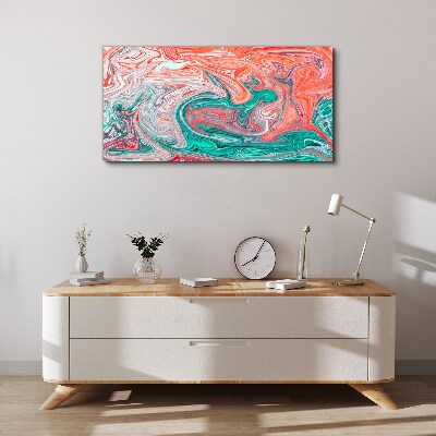 Colorful swirls of abstraction Canvas wall art