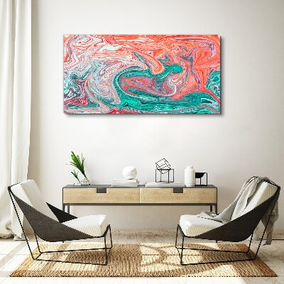Colorful swirls of abstraction Canvas wall art
