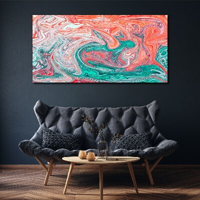 Colorful swirls of abstraction Canvas wall art