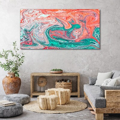 Colorful swirls of abstraction Canvas wall art