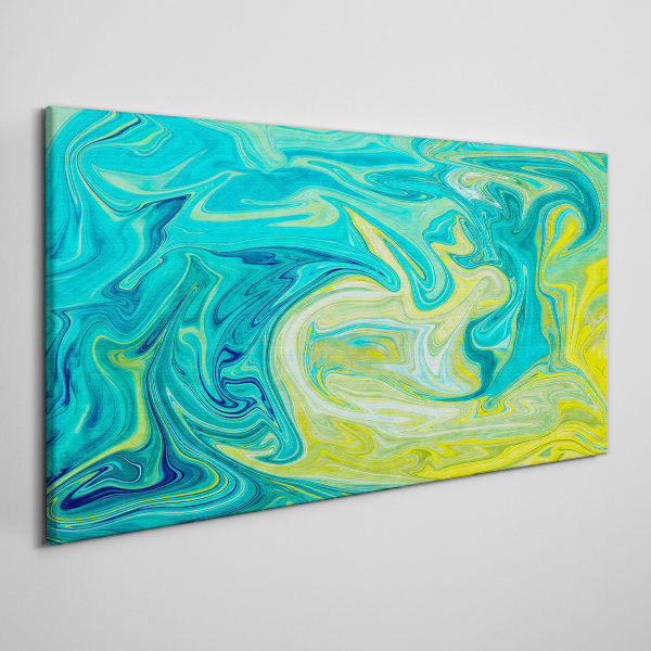 Ocean swirls of colors Print on canvas