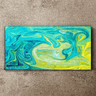 Ocean swirls of colors Print on canvas