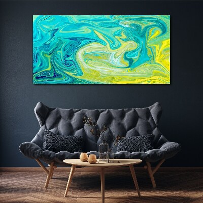 Ocean swirls of colors Print on canvas