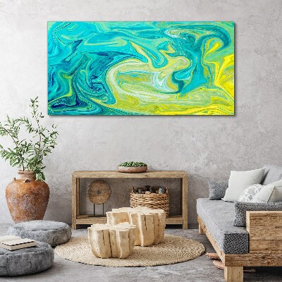 Ocean swirls of colors Print on canvas