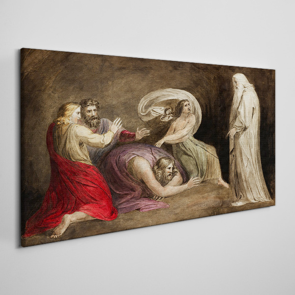A ghost in the face of tragedy Canvas wall art