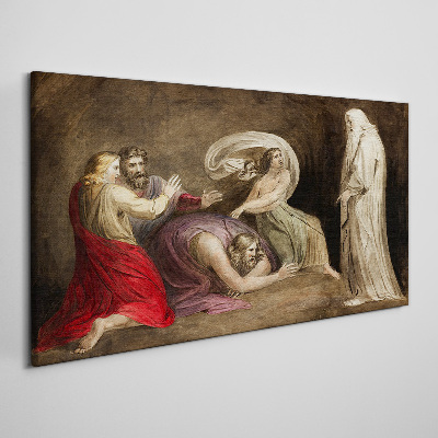 A ghost in the face of tragedy Canvas wall art