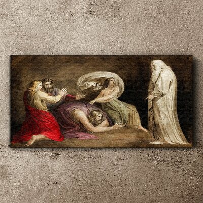 A ghost in the face of tragedy Canvas wall art