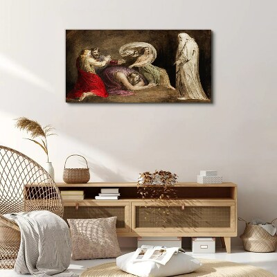 A ghost in the face of tragedy Canvas wall art