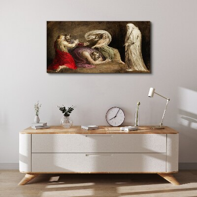 A ghost in the face of tragedy Canvas wall art