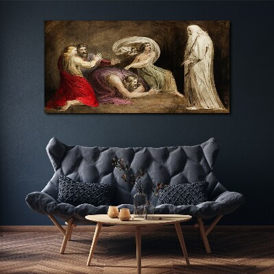 A ghost in the face of tragedy Canvas wall art