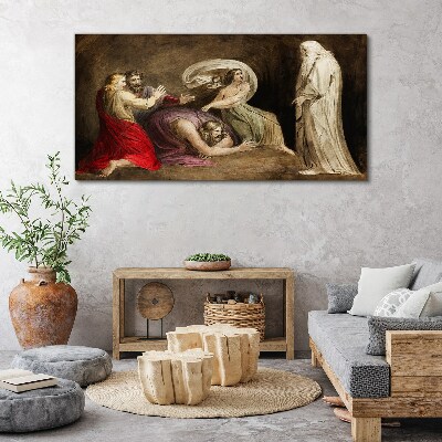 A ghost in the face of tragedy Canvas wall art