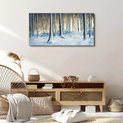 Abstraction winter dream nature Canvas Wall art