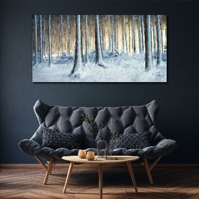 Abstraction winter dream nature Canvas Wall art