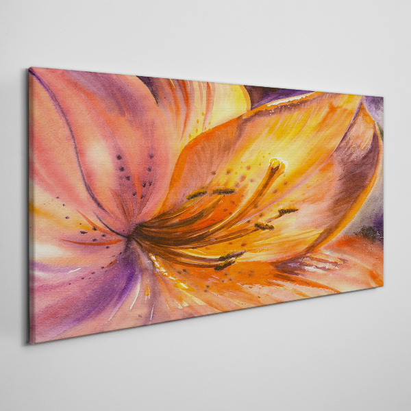 Abstract flowers nature Canvas Wall art