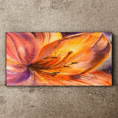 Abstract flowers nature Canvas Wall art