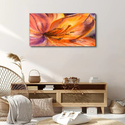 Abstract flowers nature Canvas Wall art