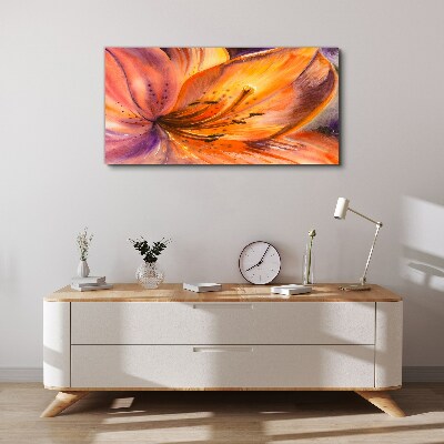 Abstract flowers nature Canvas Wall art