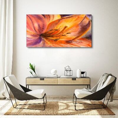 Abstract flowers nature Canvas Wall art