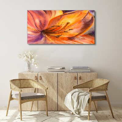 Abstract flowers nature Canvas Wall art