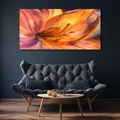 Abstract flowers nature Canvas Wall art