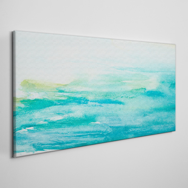 Calm Shades of the Sea Print on canvas