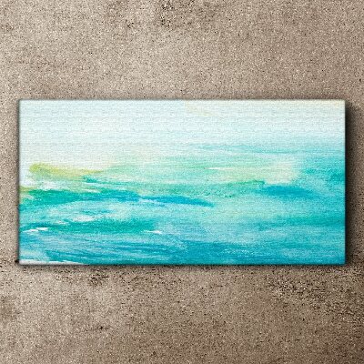 Calm Shades of the Sea Print on canvas