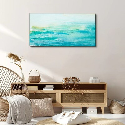 Calm Shades of the Sea Print on canvas