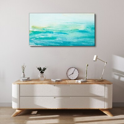 Calm Shades of the Sea Print on canvas