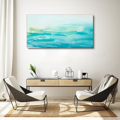 Calm Shades of the Sea Print on canvas