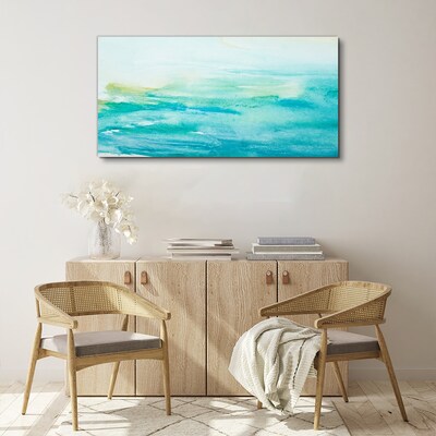 Calm Shades of the Sea Print on canvas