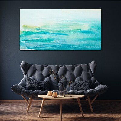 Calm Shades of the Sea Print on canvas
