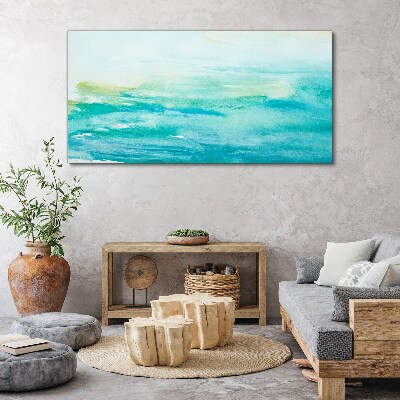 Calm Shades of the Sea Print on canvas