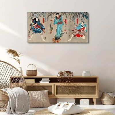 Traditional Japanese stage Canvas wall art