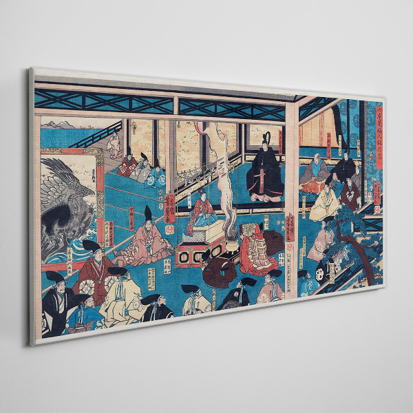A Scene from Japanese Life Print on canvas