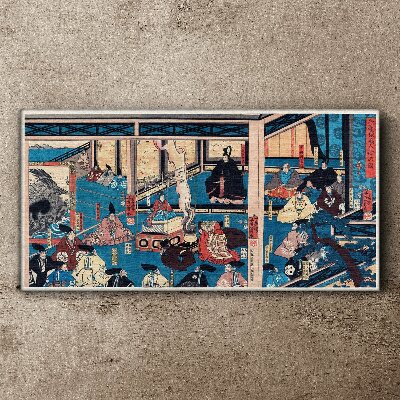 A Scene from Japanese Life Print on canvas