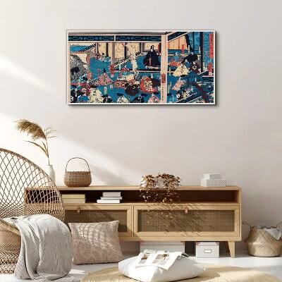 A Scene from Japanese Life Print on canvas