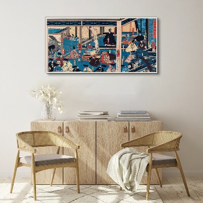 A Scene from Japanese Life Print on canvas