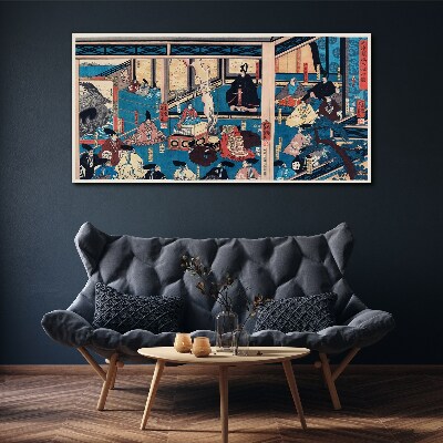A Scene from Japanese Life Print on canvas