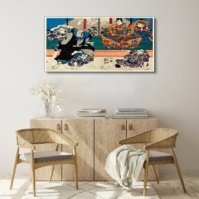 Traditional Japanese stage Canvas wall art