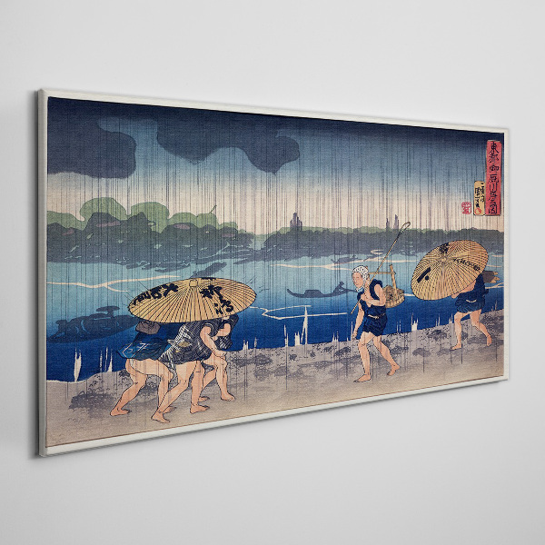 Traditional Japanese Landscape Print on canvas